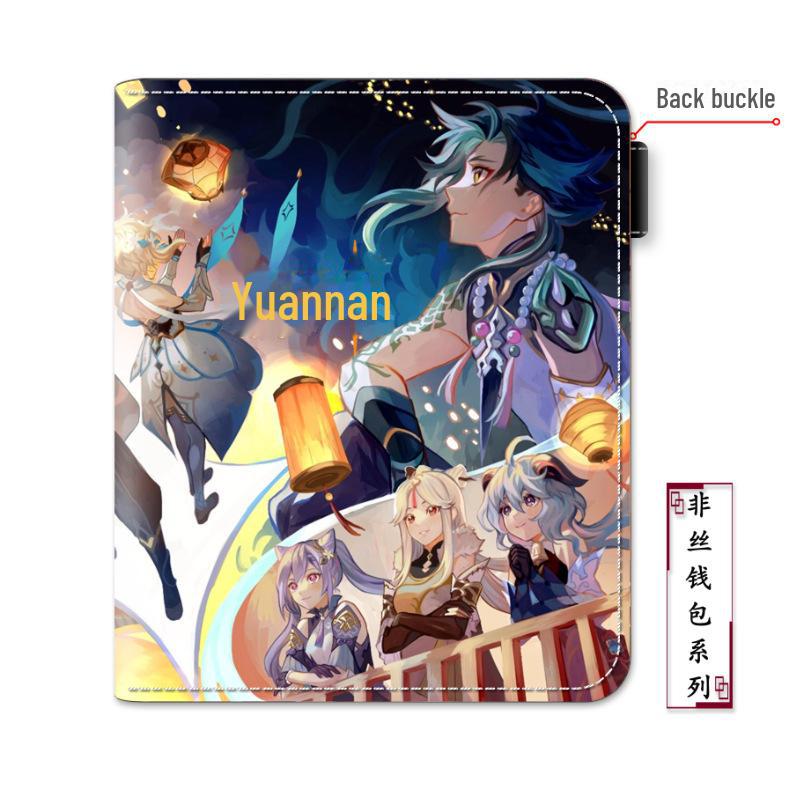 Кошелек с аниме-игрой Genshin Impact — высококачественный периферийный продукт