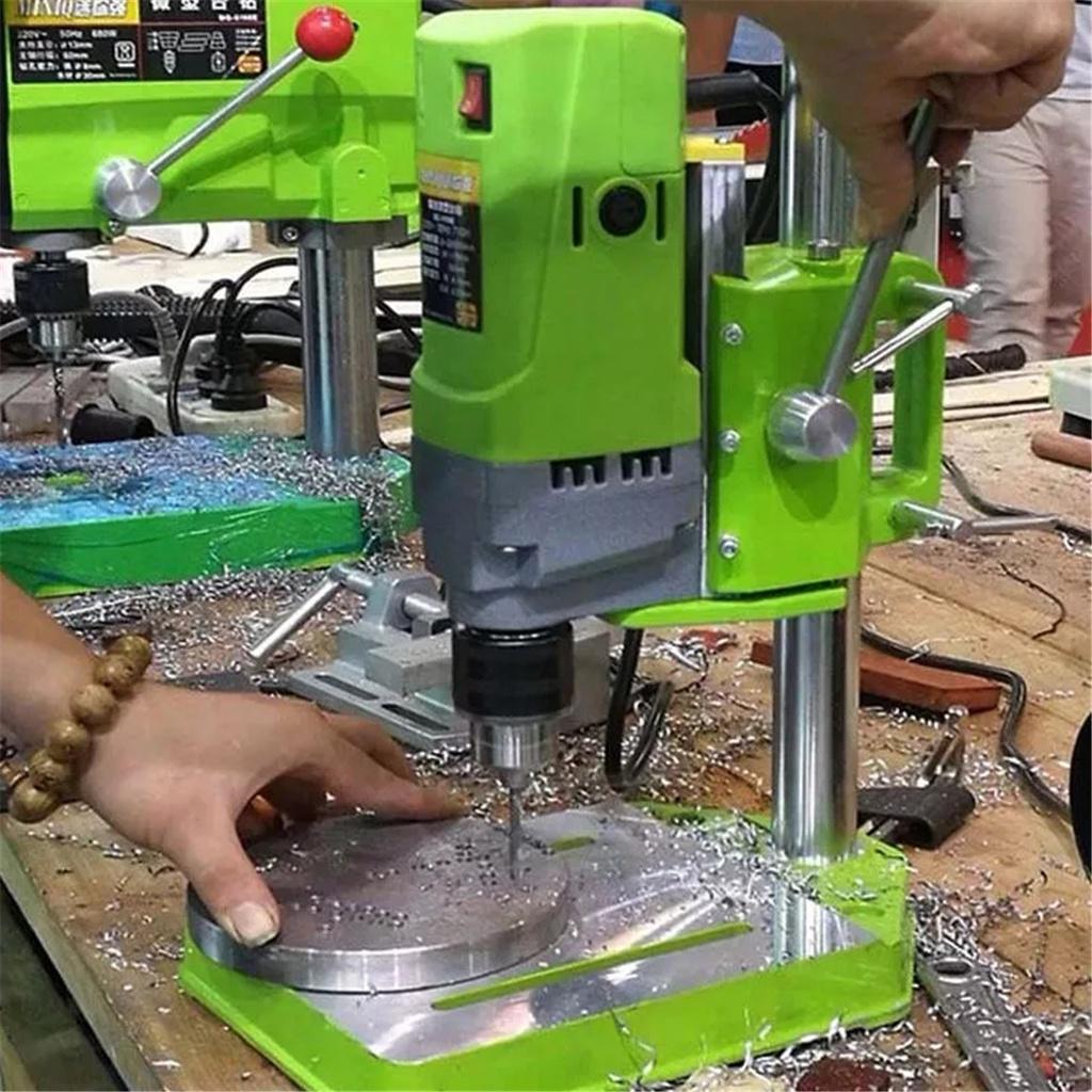 710W BG-5156E Bench Drill Stand Mini Electric Bench Drilling Machine Drill Stand Steel Chuck 1-13mm For Woodworking DIY