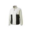 Retro Logo Casual Sherpa Fleece Collar Jacket Men Jackets Ivory 532966-73