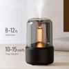 1 Pcs Candlelight Aroma Diffuser Portable Electric USB Air Humidifier Cold Fog Machine Atomizer LED Night Light HMM
