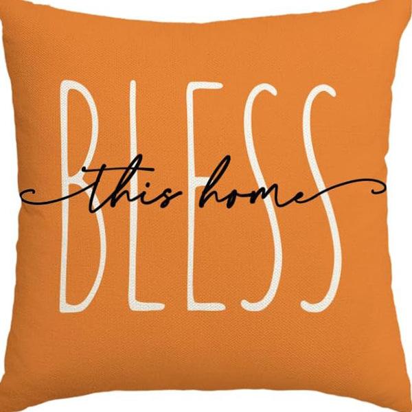 Урожай Осень Новый Кленовый Лист Тыква Наволочка Дом Спальня Диван Принт Подушка