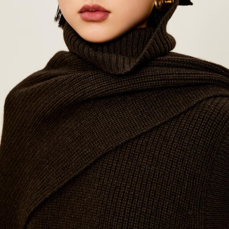 LESS 2024 Winter Knitted Sweater Two-Piece Set