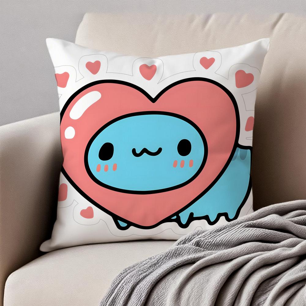 MMamma MMia Cushion Cover Pillowcase Antidustmite Invisible Zipper Short Plush Sofa Cushion