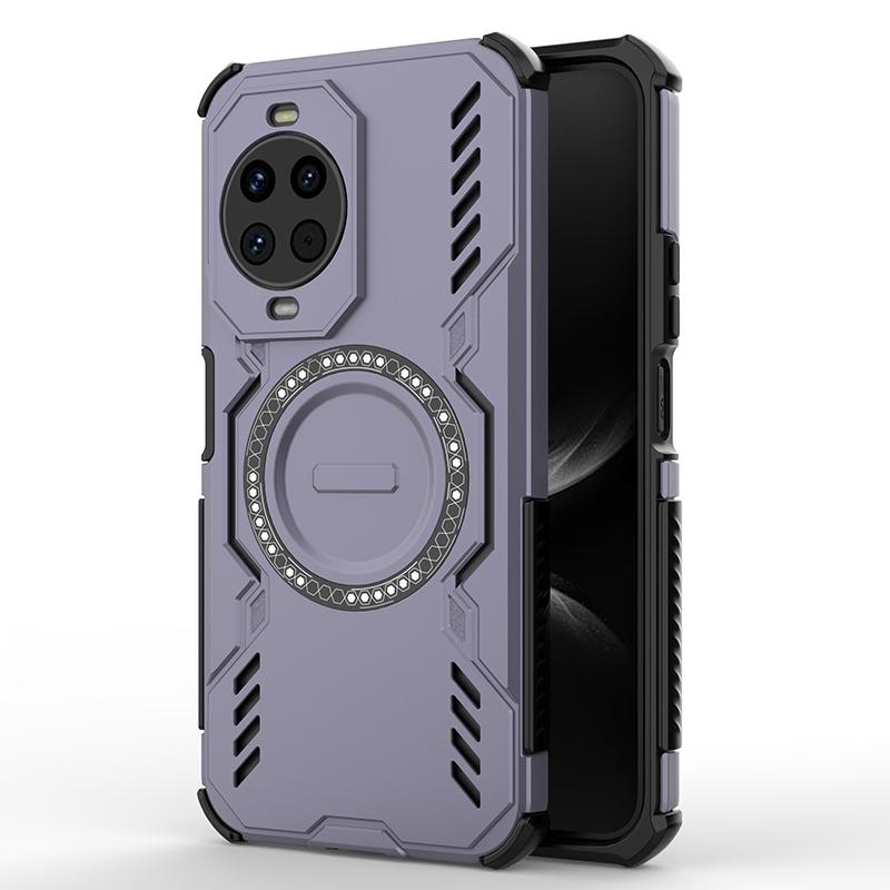 Для Huawei Nova 14 14Pro14U Механический чехол с защитой от перегрева, усиленными углами, воздушной подушкой, противоударный, с мощным магнитом, без поддержки беспроводной зарядки