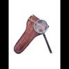 Handheld Magnifier I With Leather Case I Reading Magnifying Glass for Map, Newspaper, Documents, Collectible Magnifier
