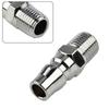 NITTO Male Thread Adapter Air Fitting Male Coupler Silver