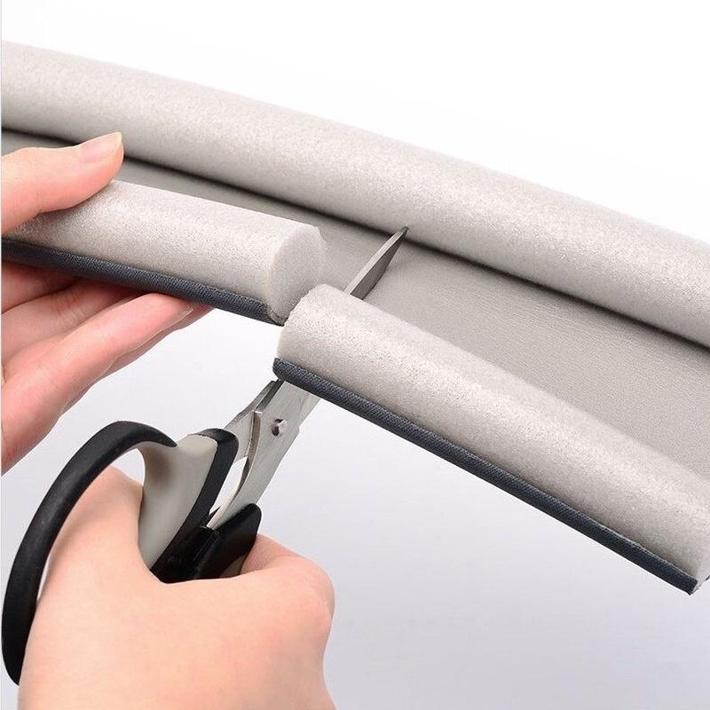 Household New Door Bottoom Seal Strip Flexible Wind Noise Reduction Stopper Under Door Sealing Blocker Soundproof Weatherstrip Anti-cockroach KTY