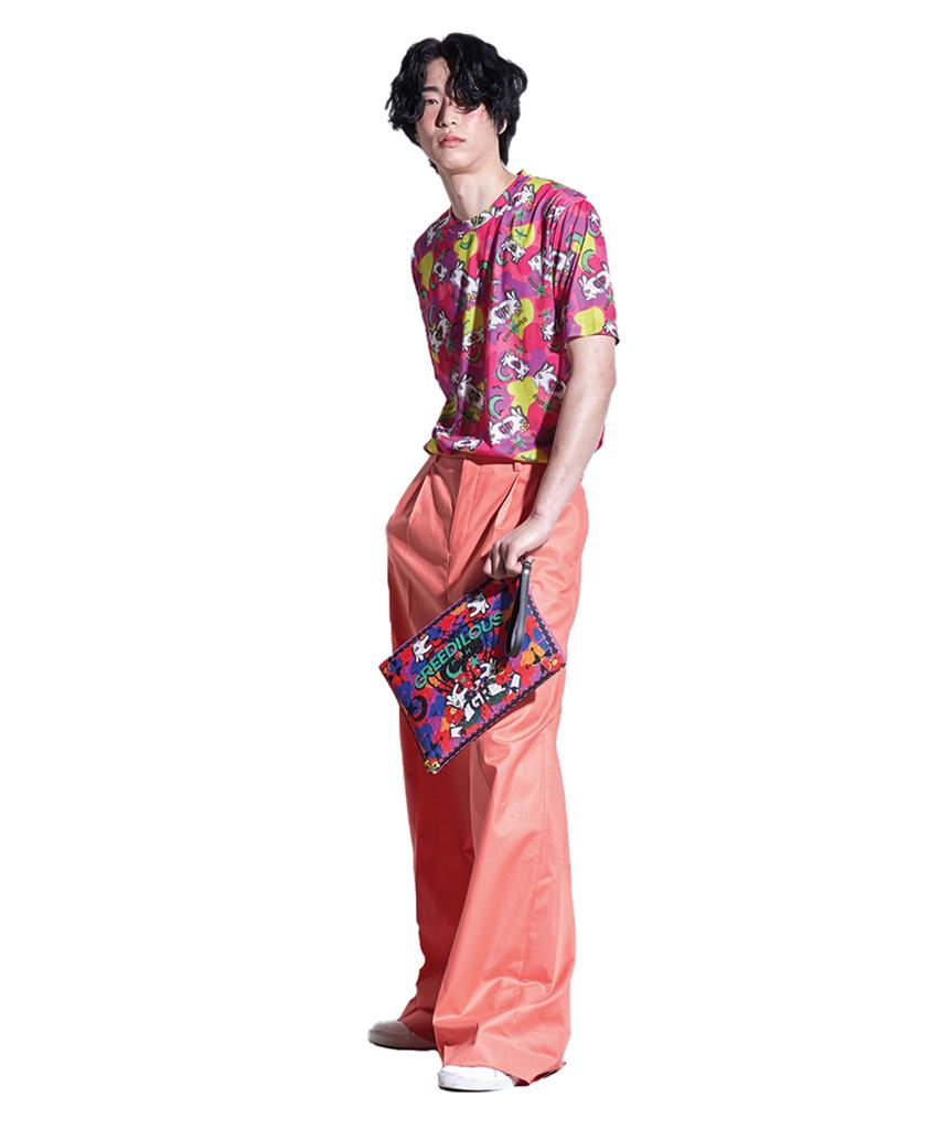 GREEDILOUS Peach Wide Pants