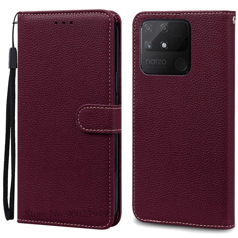 Narzo 50A чехол для Realme Narzo 50A чехол-кошелек кожаный флип-чехол для Realme Narzo 50A чехол телефонная книга чехол Coque Fundas