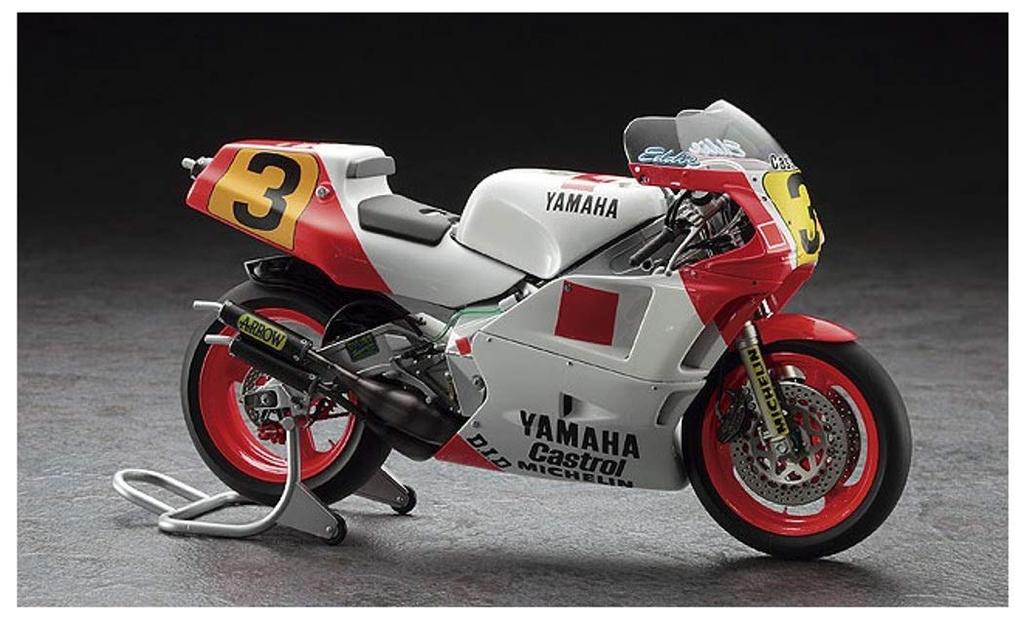 Hasegawa Yamaha YZR500 0W98 1988 Чемпион WGP500 Пластиковая модель BK 3 1/12