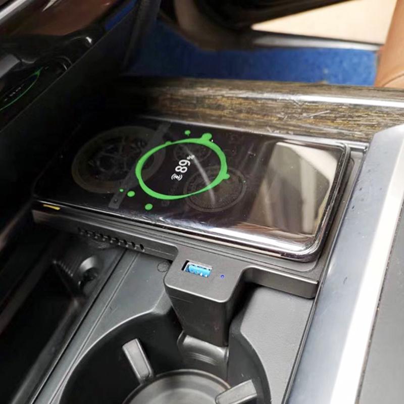 Car wireless charger charger 15w phone charger charging pad panel phone holder for BMW X5 F15 X6 F16 F85 F86 2014-2018