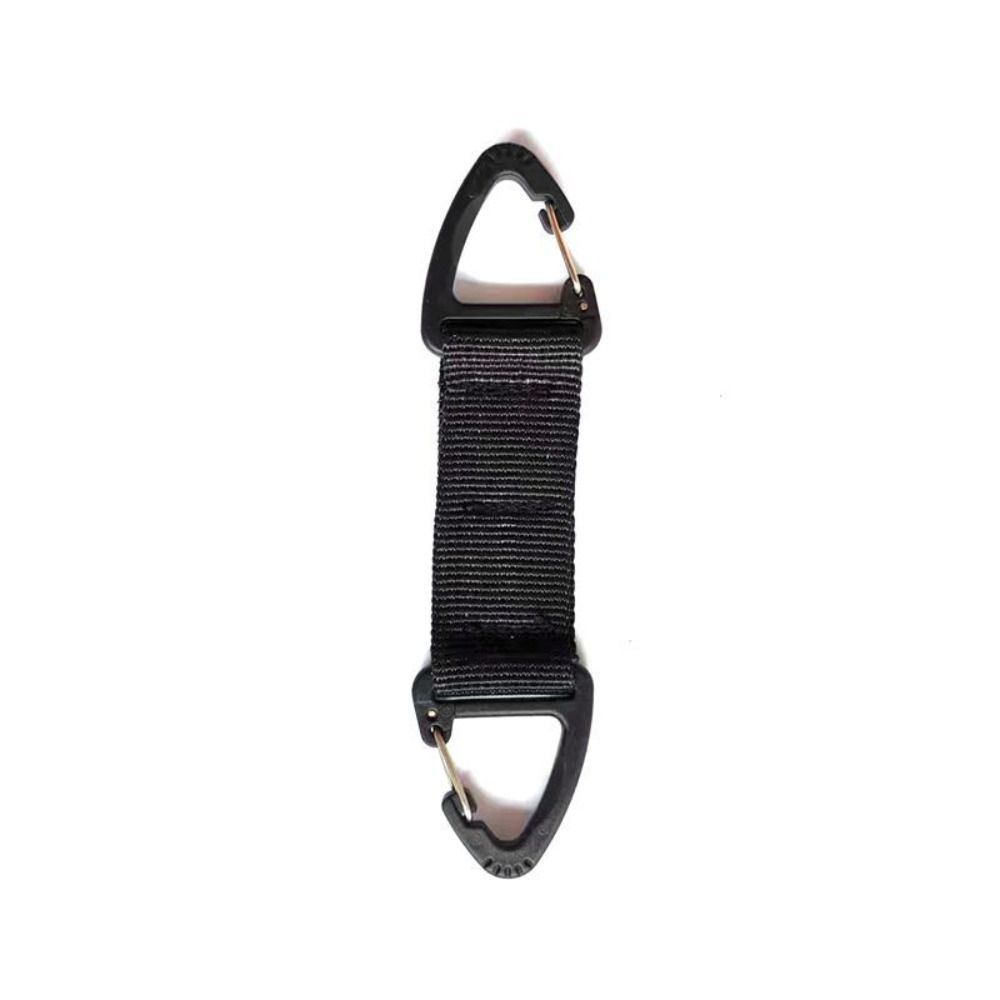 Rotatable Camping Carabiner Double-headed Webbing Belt Buckle Backpack Key Hook Backpack