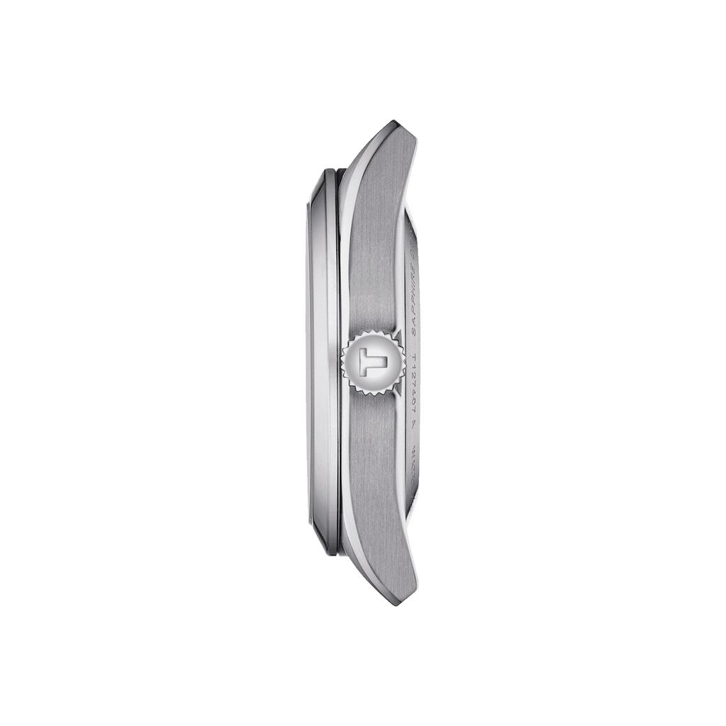 Tissot Мужские модные часы из нержавеющей стали с зеленым циферблатом T127.407.11.091.01