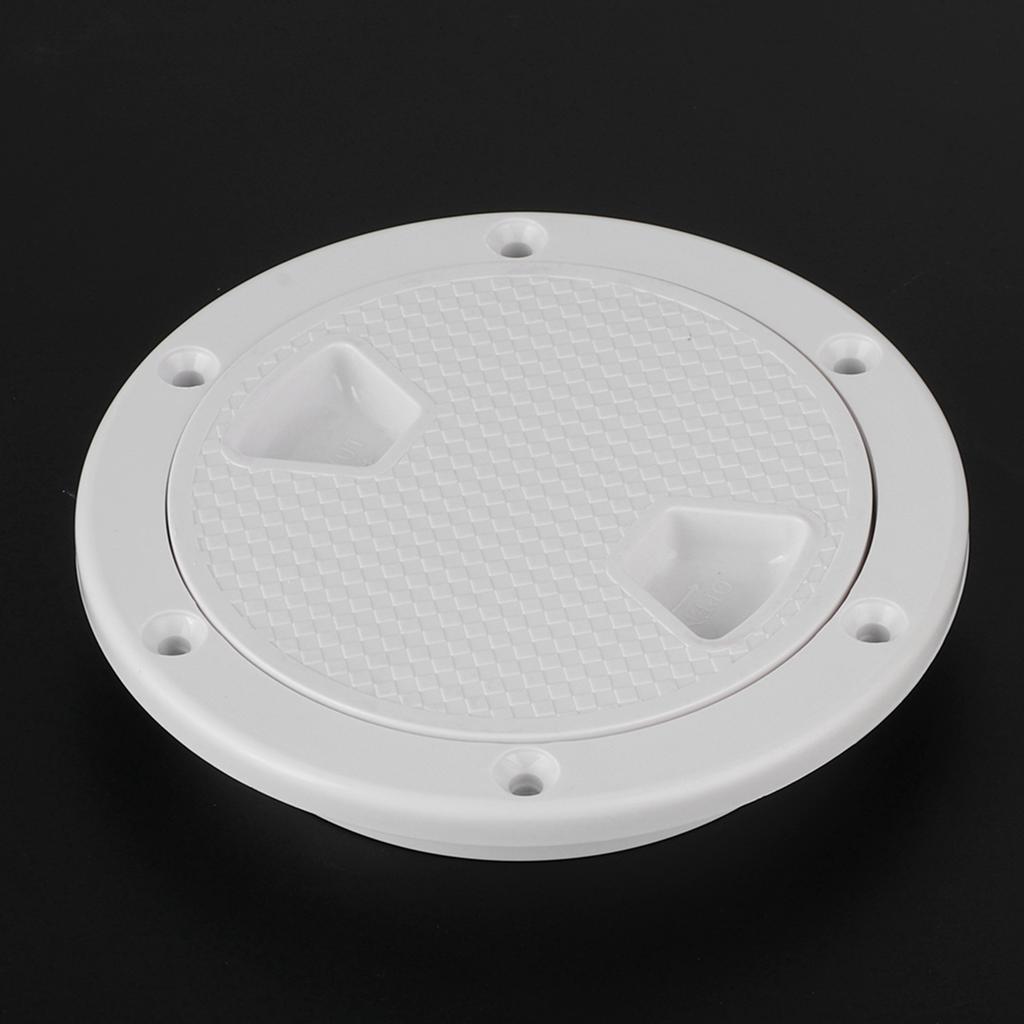 Marine ABS Rounded Deck Cover Inspection Hatch Yacht RV Boat Accessories4inch