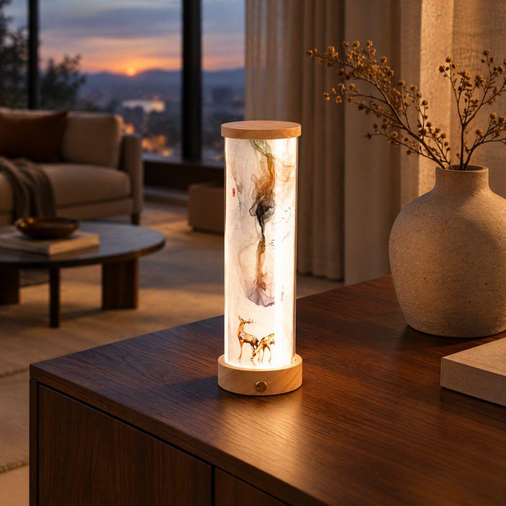 Multi-Color Adjustable Desk Lamp Dimmable Artistic Decoration Light Bedside Lamp Living Room