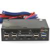 Концентратор USB 3.0 Многофункциональный порт eSATA SATA Внутренний кард-ридер ПК Медиа Передняя панель Аудио для SD MS