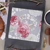 Ручная работа Персонализированная DIY Цветная Роза Цветок Салфетка Бумага
