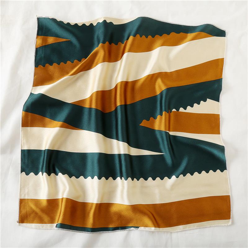 50 * 50 см шелковые шарфы весна и осень универсальное украшение профессиональные маленькие квадратные шарфы защита шеи связывающая сумка