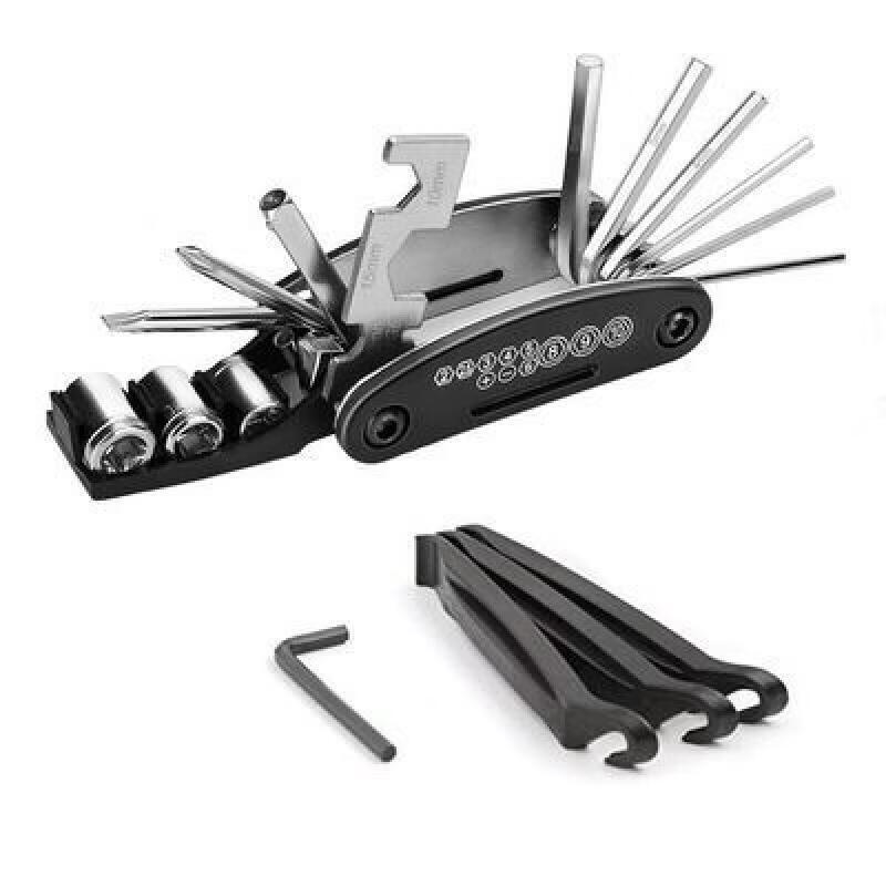 Lishi Multifunctional Foldable Bike Repair Tool Kit