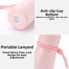 Portable Insulated Water Bottle Compact Mini Insulated Cup Pocket Water Bottle Thermos Cup  Gym