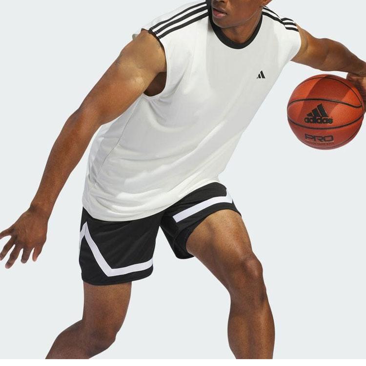 adidas Повседневная футболка без рукавов с круглым вырезом, мужские топы, белые IN2572