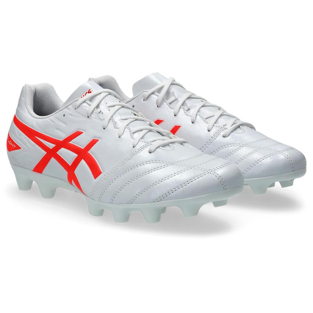 Asics DS LIGHT CLUB 1103A097 Soccer Unisex Size 104 Size 3E Shoes, Adult, (White/Flash Red), 26.5 Cm,