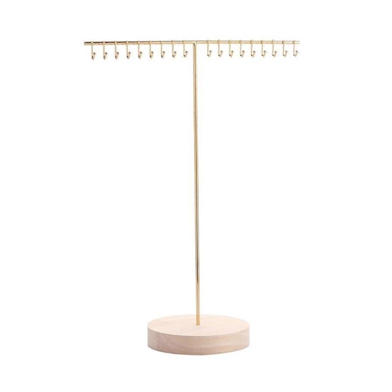 Модная Прочная Металлическая Подставка для Ювелирных Изделий для Ожерелий Браслетов и Серег Прозрачные Органайзеры с Несколькими Башнями