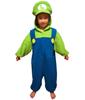 SAZAC Fleece Kigurumi Super Mario & Luigi for Children, BAN-059H, 130cm