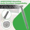 Microwave Mounting Bolts WB01X10180 for GE Microwaves,Mounting Flat Bolt Used to Microwave Cabinet Mounting tallation,3.87" L(6Pack)