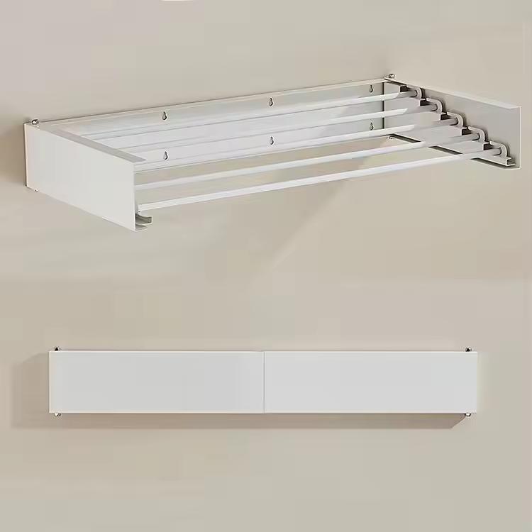 Современная напольная металлическая сушилка для одежды для дизайна интерьера балкона, складная и многофункциональная, включая сумки