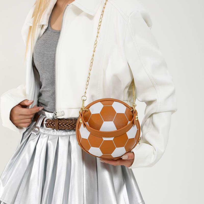 Сумка женская ins персонализированная баскетбольная сумка новая универсальная сумка через плечо корейская версия маленькая круглая сумка женская сумка