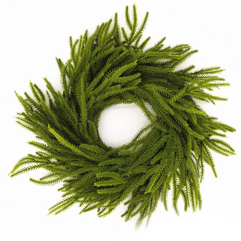 Artificial Christmas Garland Pine Needles Vine Garland Greenery Plant for Diy Garland Wreath Garden Home Decor
