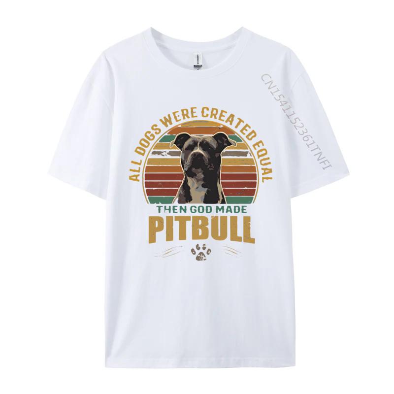 PitBull Винтажная Футболка Унисекс Футболки Смешные Печатные Футболки Хлопок Пенье Верхняя Футболка Графические Футболки Одежда Унисекс