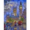 5d Diy  Diamond Painting City Landscape Diamond Embroidery Full Round Diamond Embroidery London Street Mosaic Rhinestone