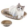 Cat Scratching Board Oval-shaped Durable High-Density Cat Scratcher Cardboard Posts Grinding Claw Toys Cat Nest Cat Accessories