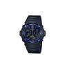 Серия G-SHOCK Модные Мировое время Кварцевый механизм Ремешок из смолы Японские и корейские часы Мужские часы Черный циферблат AWG-M100SVB-1AJF