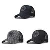 Pattern Star Cotton Baseball Hats With Curved Visor Windproof For Daily Cap