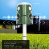 Solar Animal Repeller 360 degrees  Ultrasonics Rodent Repellent Waterproof with PIR Sensor 4 Working Modes for Repelling Cat Dog Bird Rat Skunk Squirr