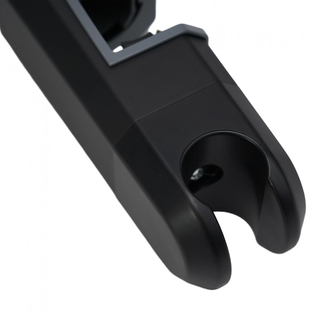 Универсальный держатель для душевой штанги с регулируемым кронштейном в хроме