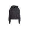 Z.N.E. Full-Zip Hoodie With Plain Logo Women Hoodie Black IN5128