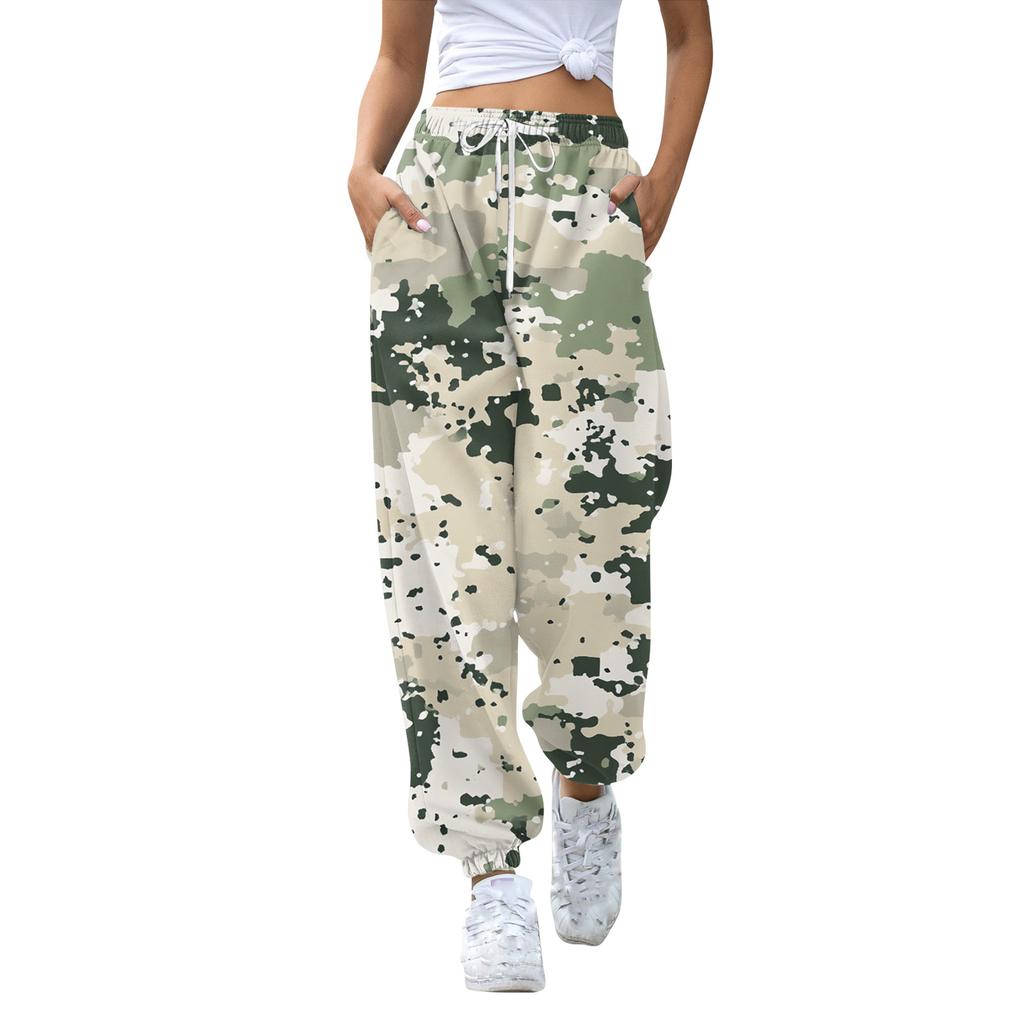 Kids Sport Printed Gradient Drawstring Pocket Casual Sweatpants Pants
