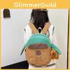 Cartoon Backpack Cute Capybara Design Large Capacity Childrens Backpack School Bag