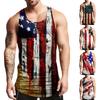 Мужская майка без рукавов, приталенная модная летняя футболка с рисунком, быстросохнущая гавайская пляжная футболка