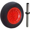 Cart Wheel - EDM - 74307 - Ø 360mm - Puncture-proof - 20mm Axle