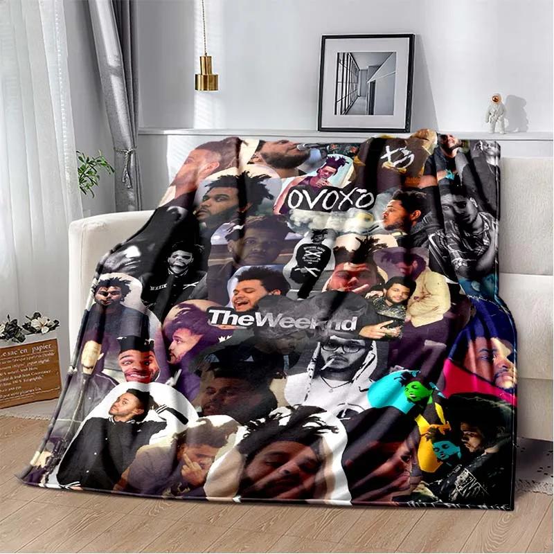 New Singer Star TThe Weeknd Soft Plush BlanketFlannel Blanket Throw Blanket for Living Room Bedroom Bed Sofa Picnic Cover Kids