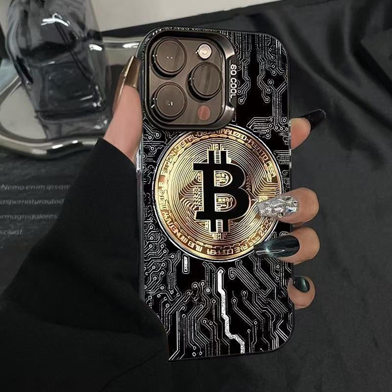 Bitcoin Apple 17 iPhone Case: Compatible with iPhone 16, 15 Pro Max, 14, 13 - Trendy & Personalized