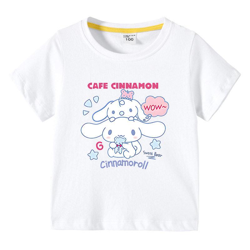 Yuguigou Childrens Clothing Childrens Tshirt Summer2026 New Product Pure Cotton Comfortable Casual Short Sleeved Parentchild