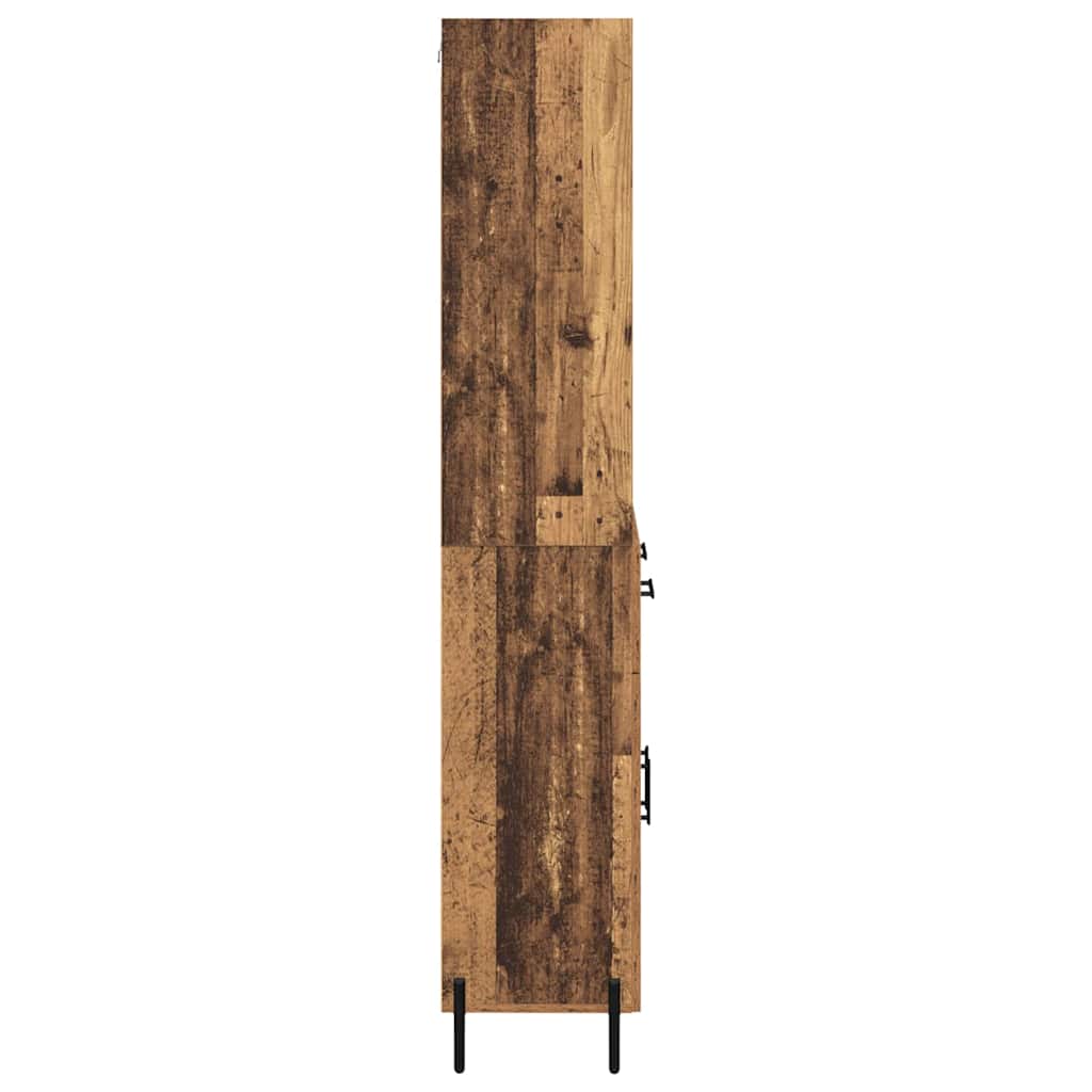 Highboard Reclaimed Wood 69.5 x 32.5 x 180 cm Particleboard