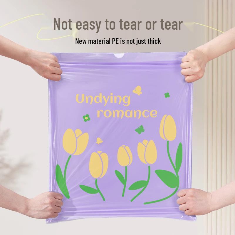 Одноразовые Сверхбольшие Мешки для Мусора без Разрывов со Шнурком и Контролем Запаха