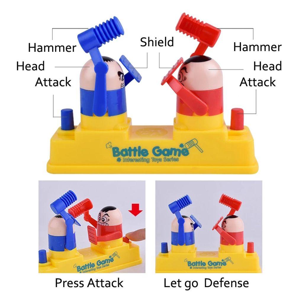 Настольная игра Забавные игрушки Мини Боевая игрушка Игра Двойная битва Молоток Игра в прятки Антистресс игрушка